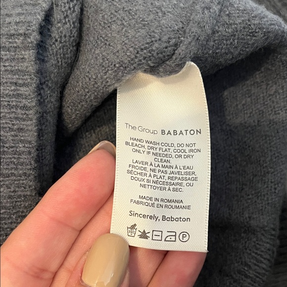 Babaton Charcoal Crewneck Sweater - Picture 3 of 6